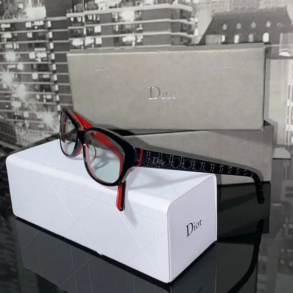 Authentic Christian Dior Logo Cannage Eyewear Sunglasses w/Lens - Picture 2 of 13